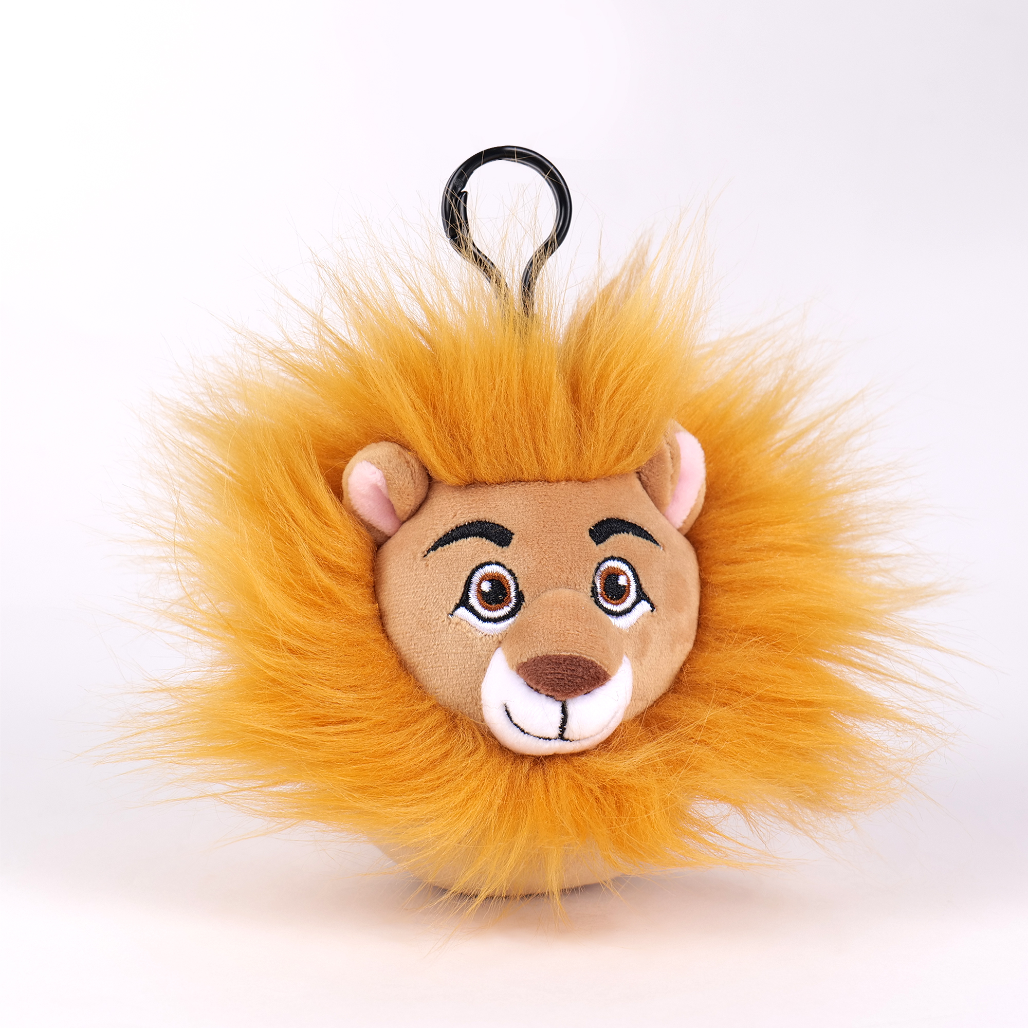 Liam Lion plush backpack clip