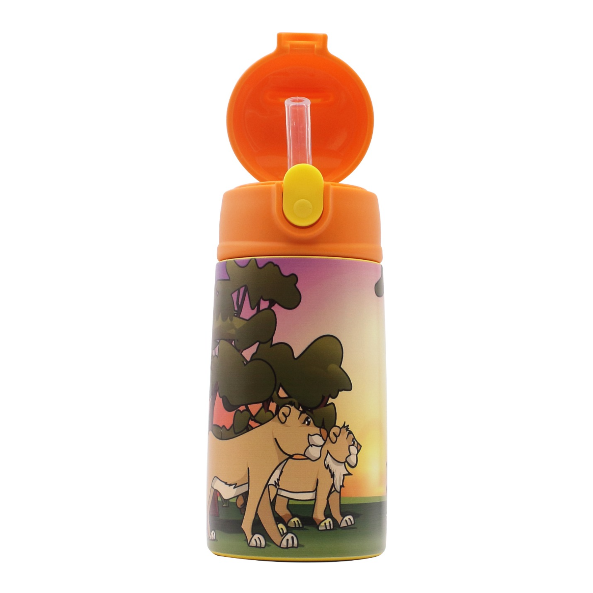 Liam Lion Stainless Flip-Top Cup 13oz
